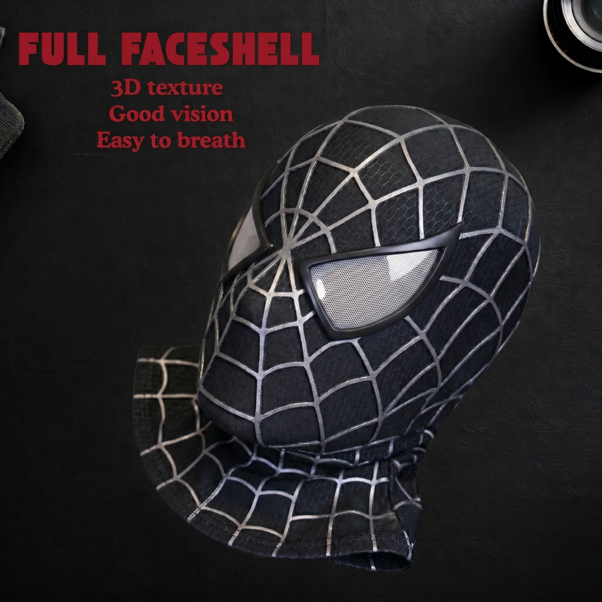 BLACK SPIDER MASK