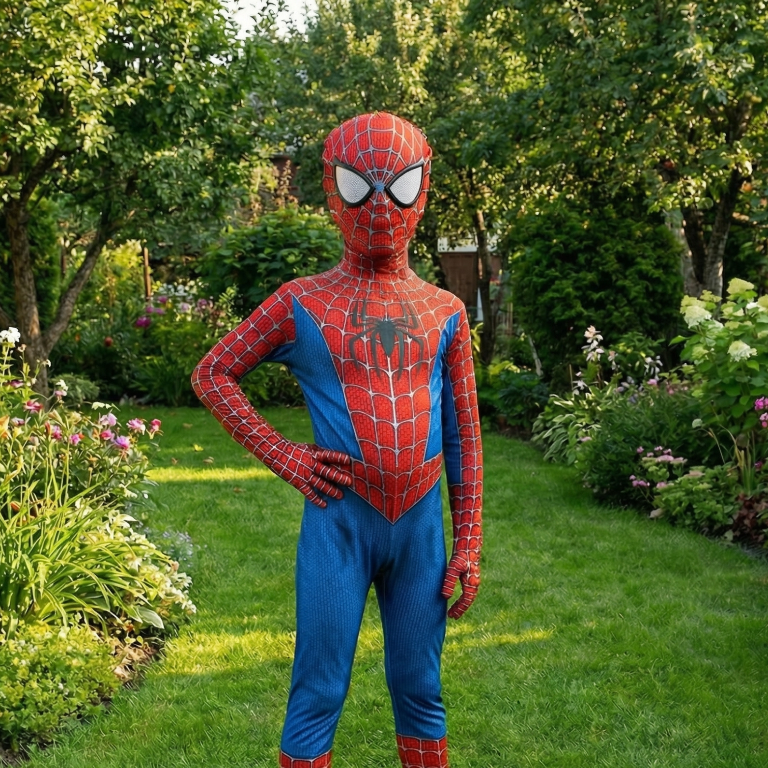 KIDS RED SPIDER SUIT
