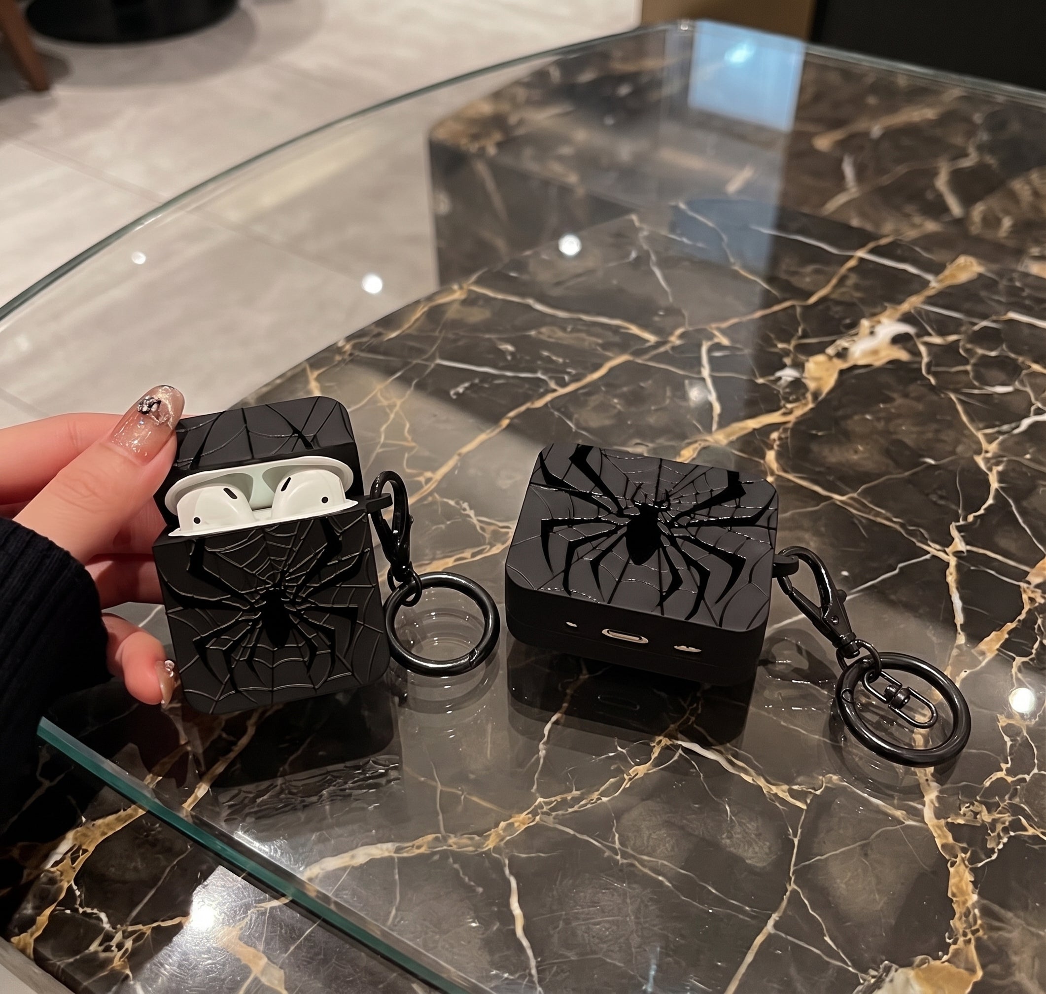 BLACK WEB AIRPODS