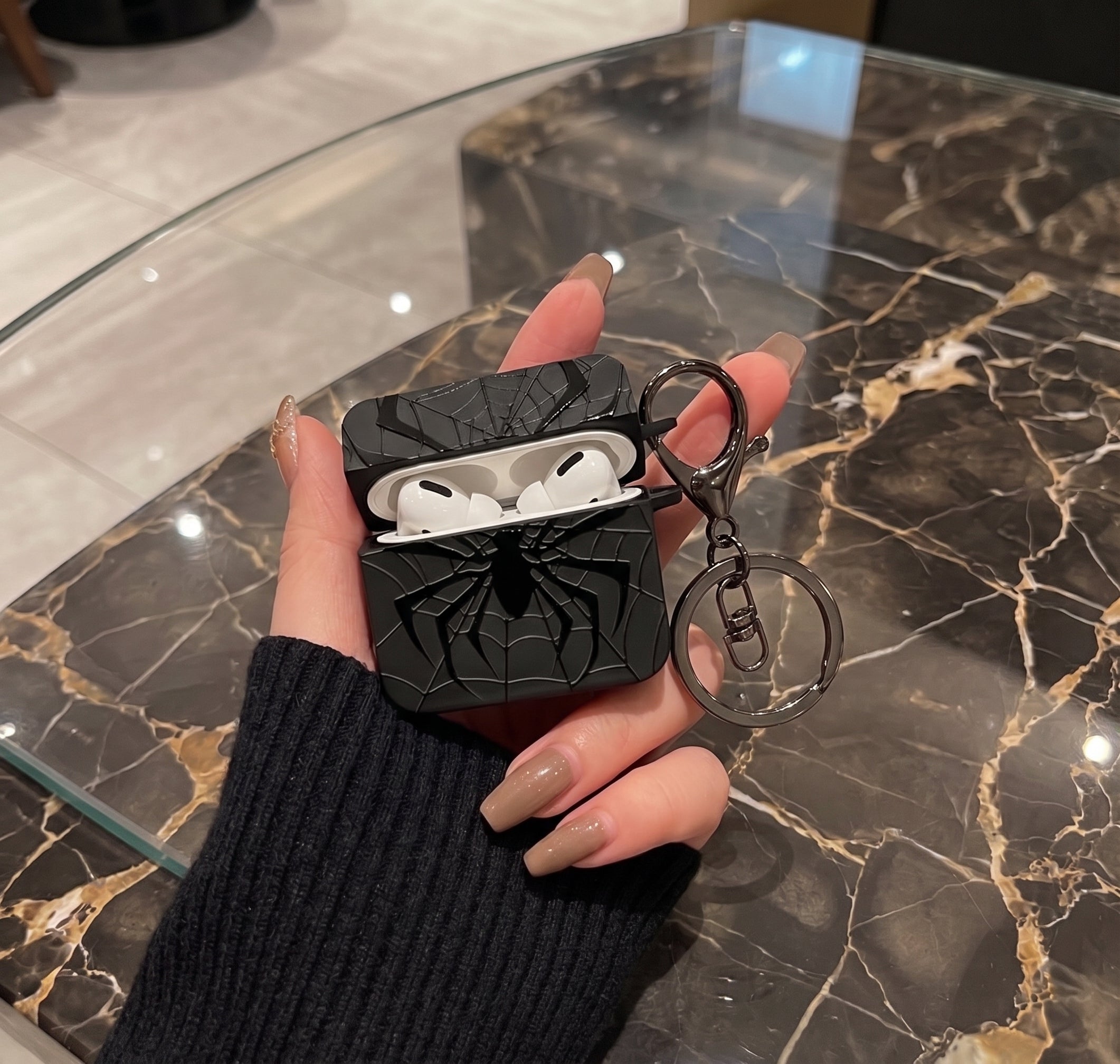 BLACK WEB AIRPODS