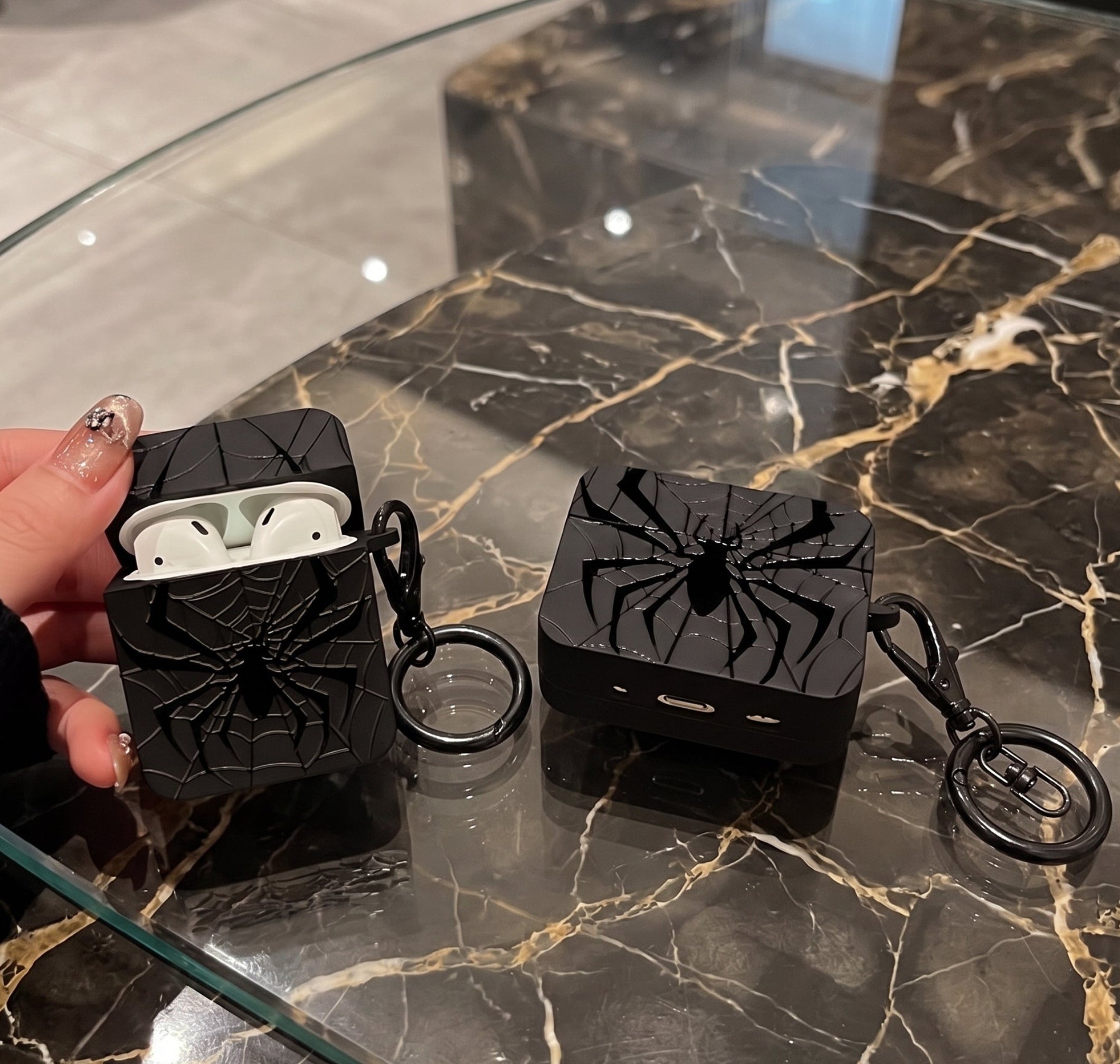 BLACK WEB AIRPODS
